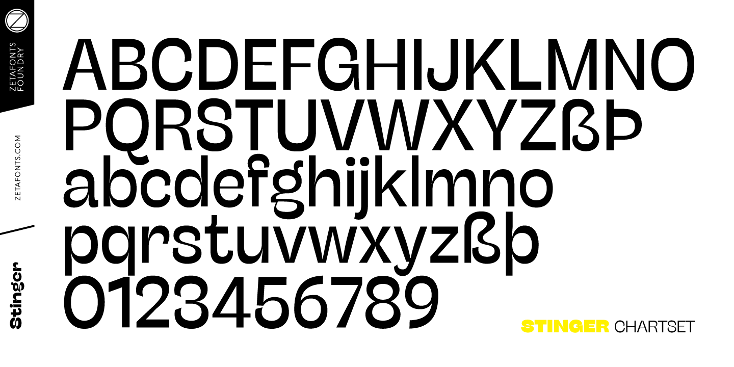 Stinger Fit Italic Font preview